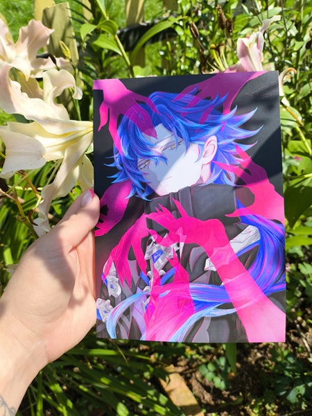 Print Flinsa z gry Genshin Impact. 
